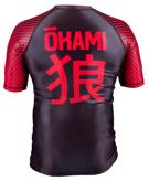 Okami  kanji rashguard - black